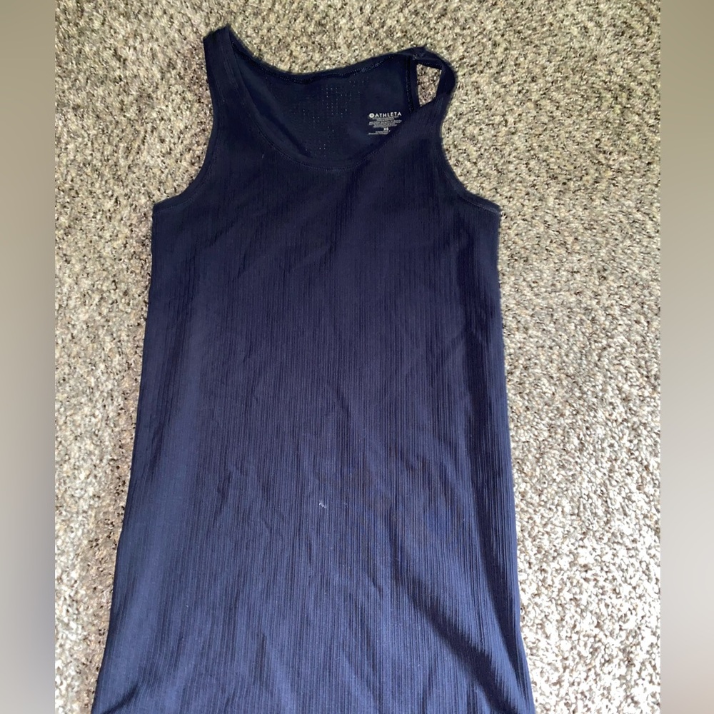 athleta blue tank